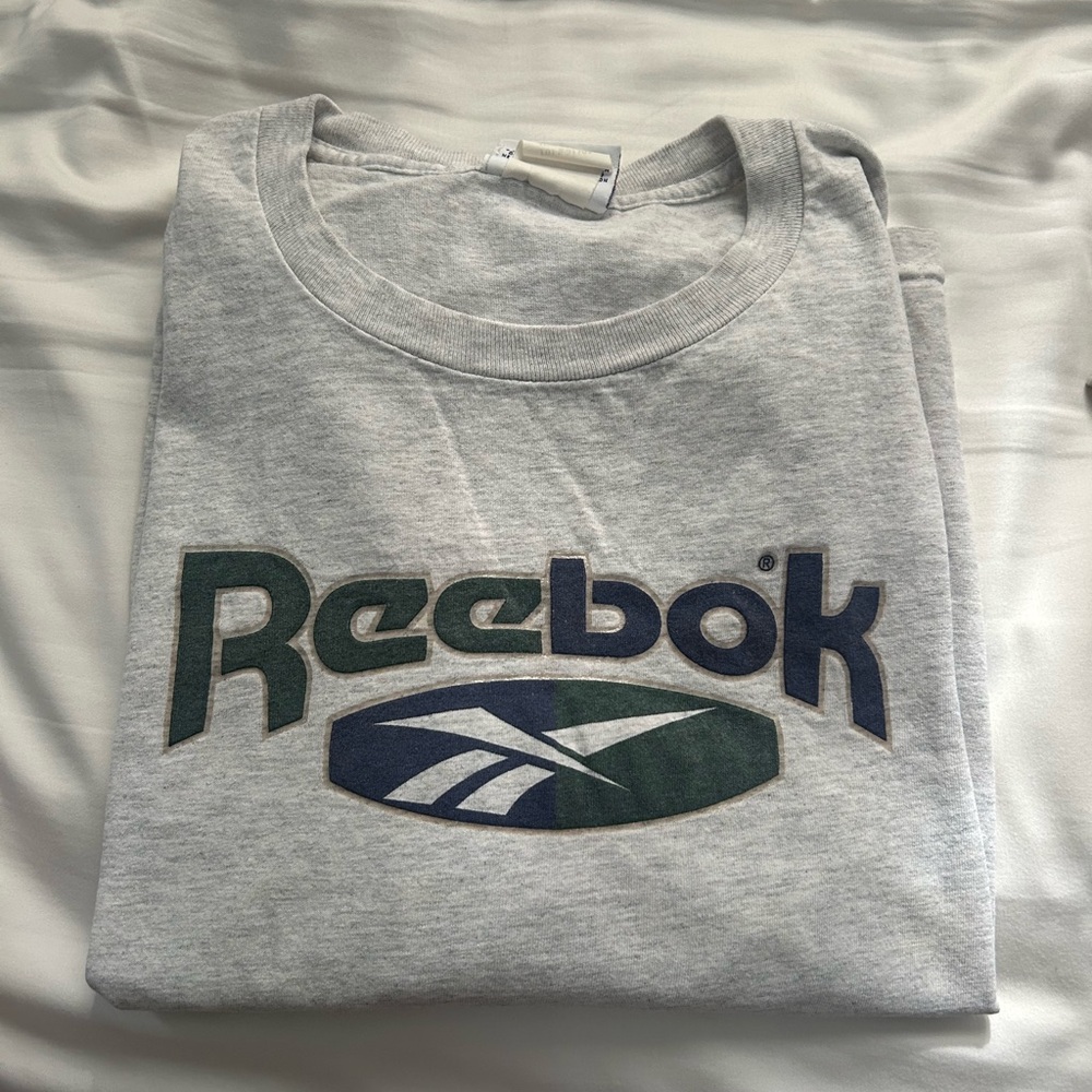 Reebok Heather Gray Crewneck Tee